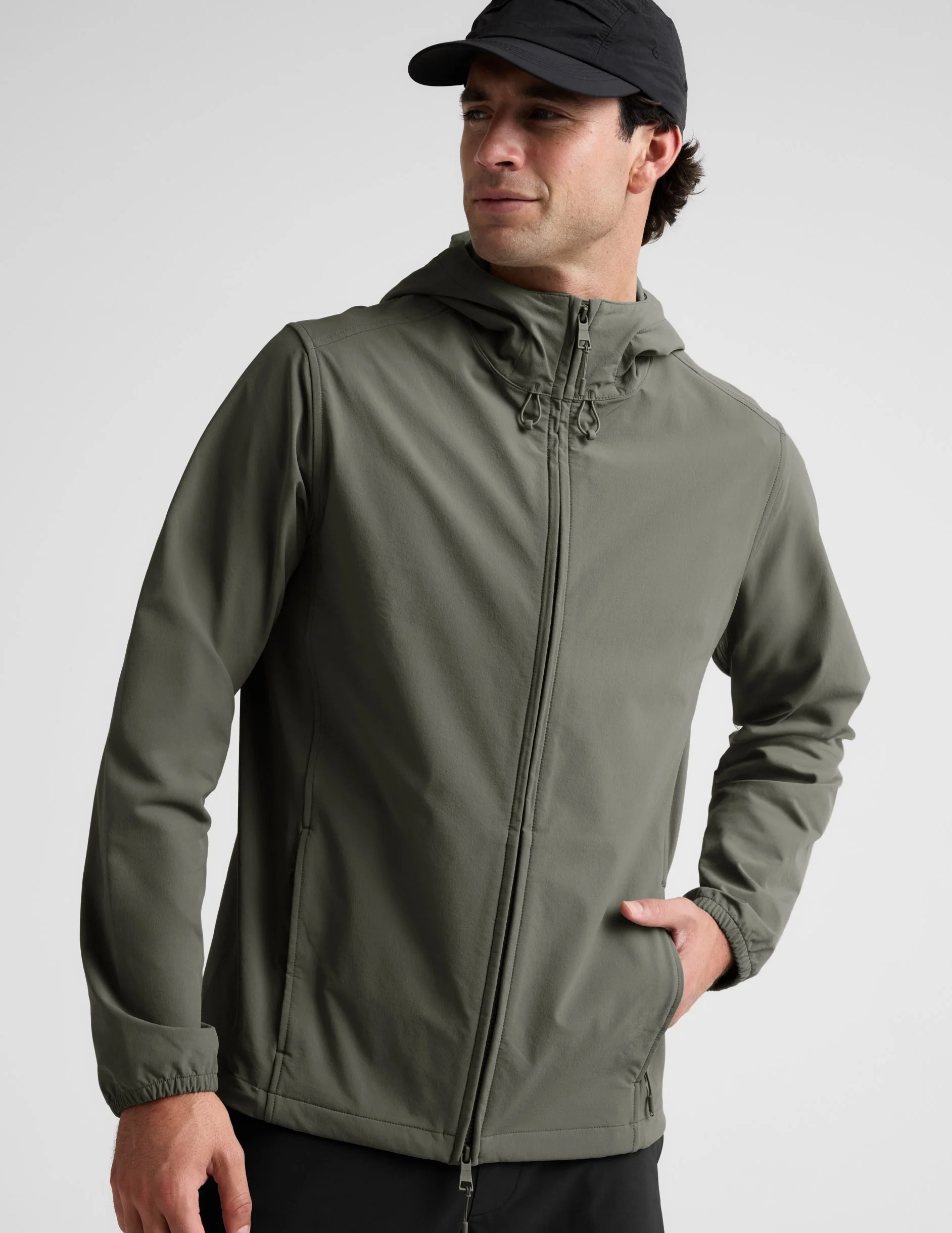 AirLite Men's Hooded Full Zip Jacket - Image 2
