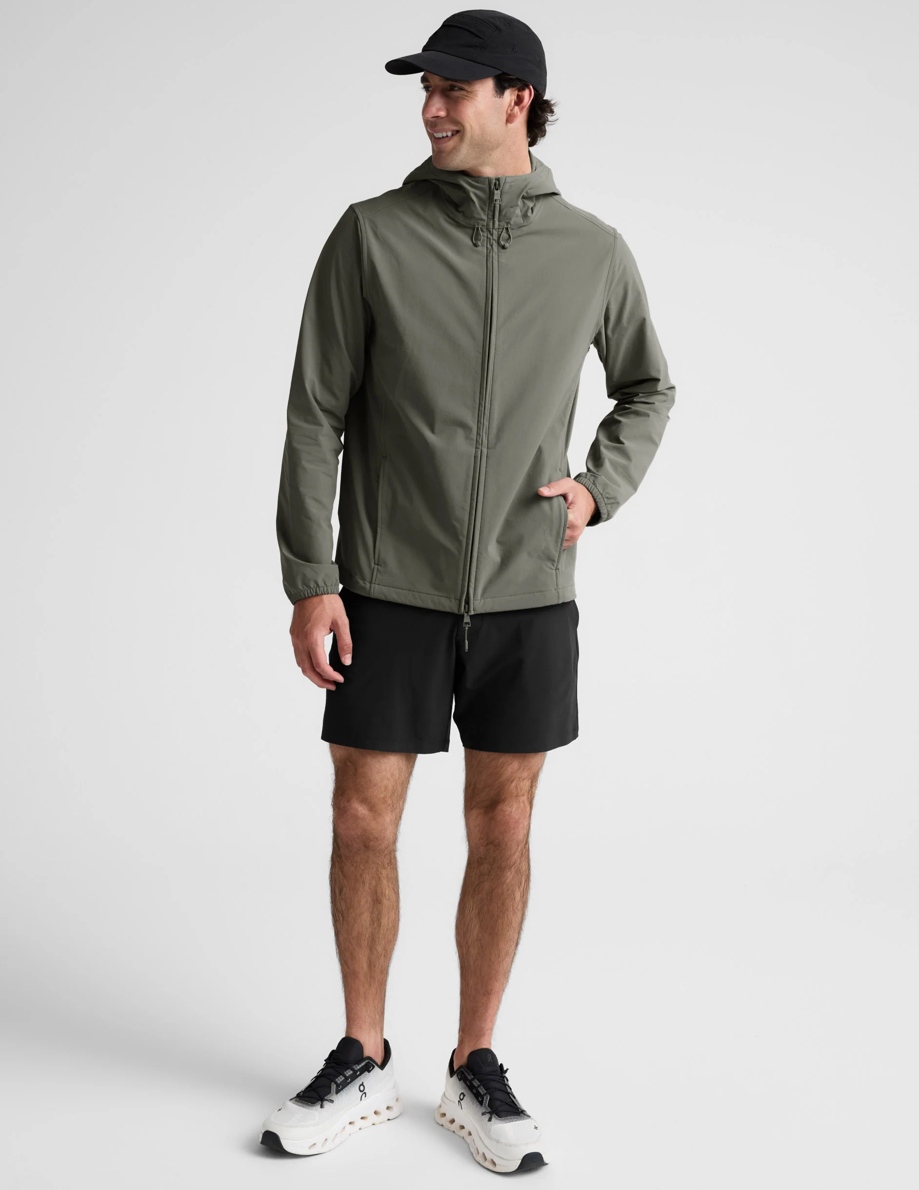 AirLite Men's Hooded Full Zip Jacket - Image 7