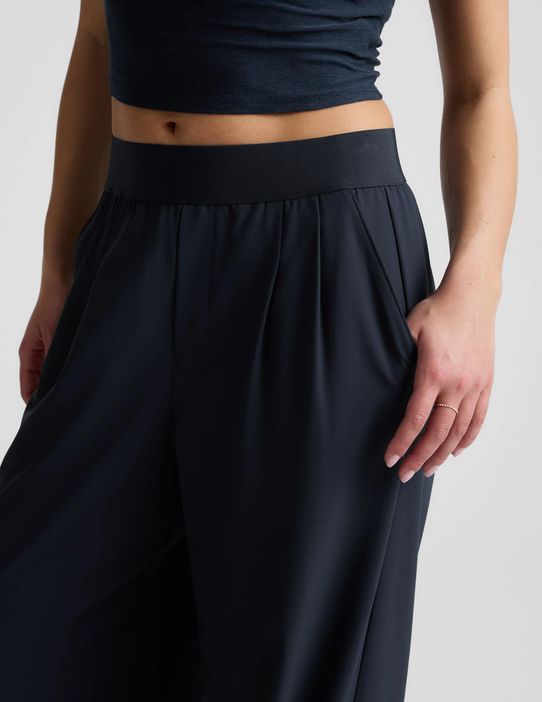 Elasticated Wide Leg Pant 31" - Image 5