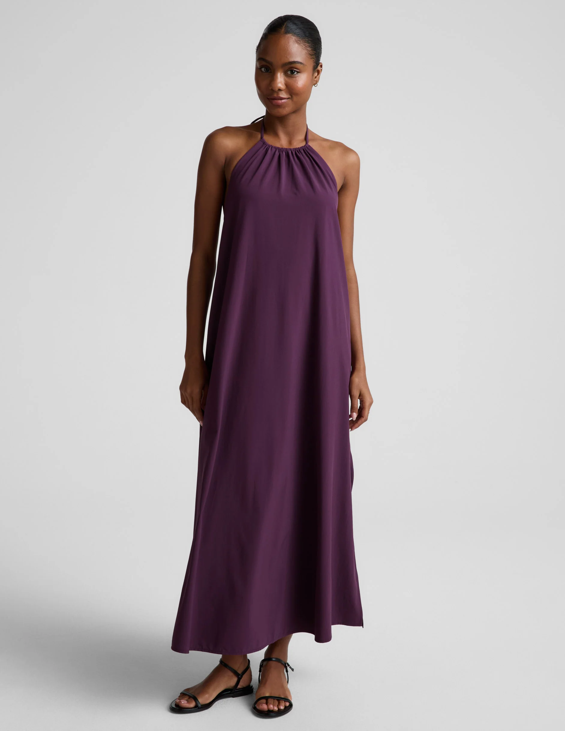Go With The Flow Halter Dress - Image 3