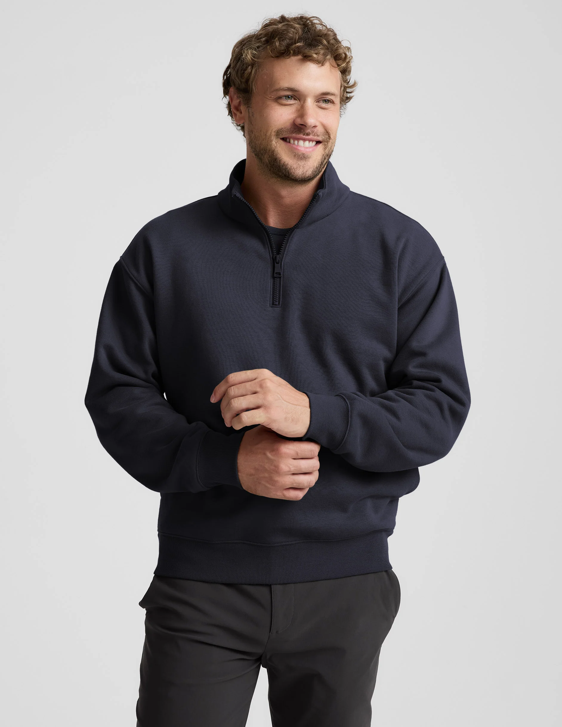 LuxeFleece™ Men's Half Zip Pullover