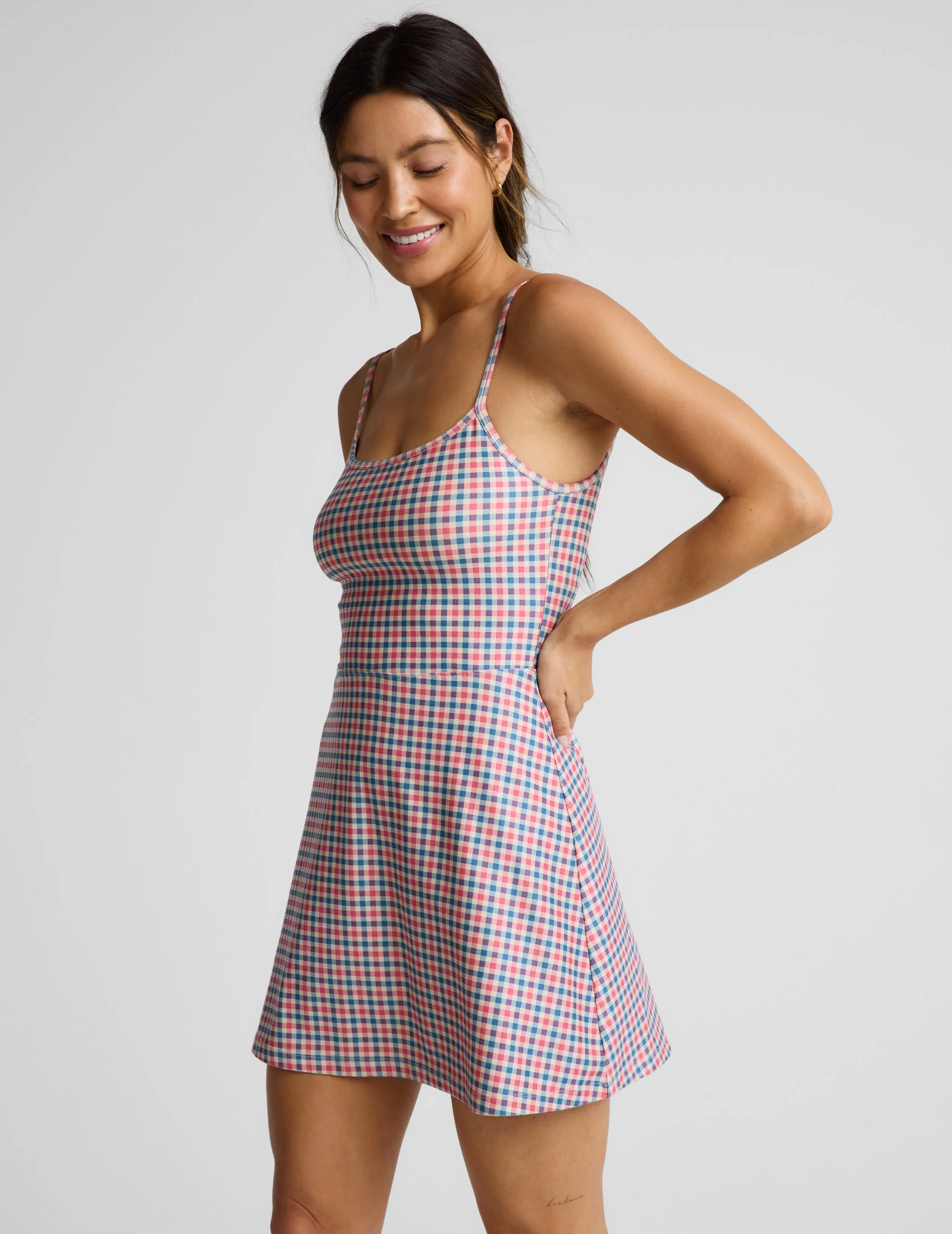 Sunwashed Gingham Midweight Spacedye™ Forever Dress - Image 7