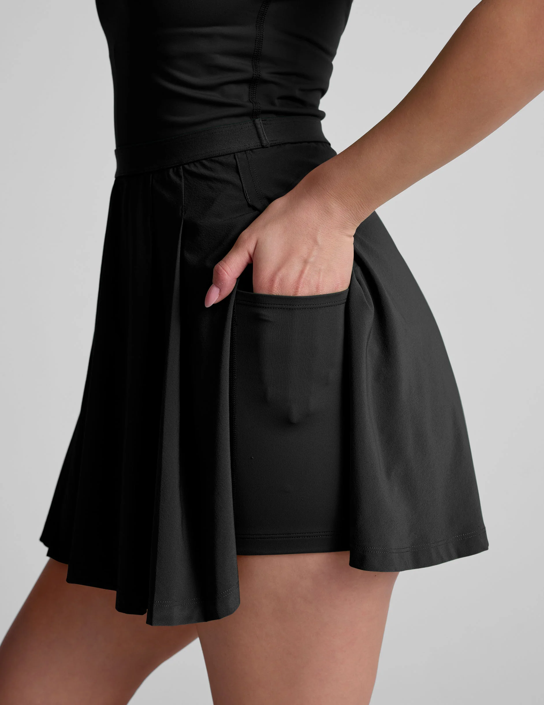 Score Pleated Dress - Image 5