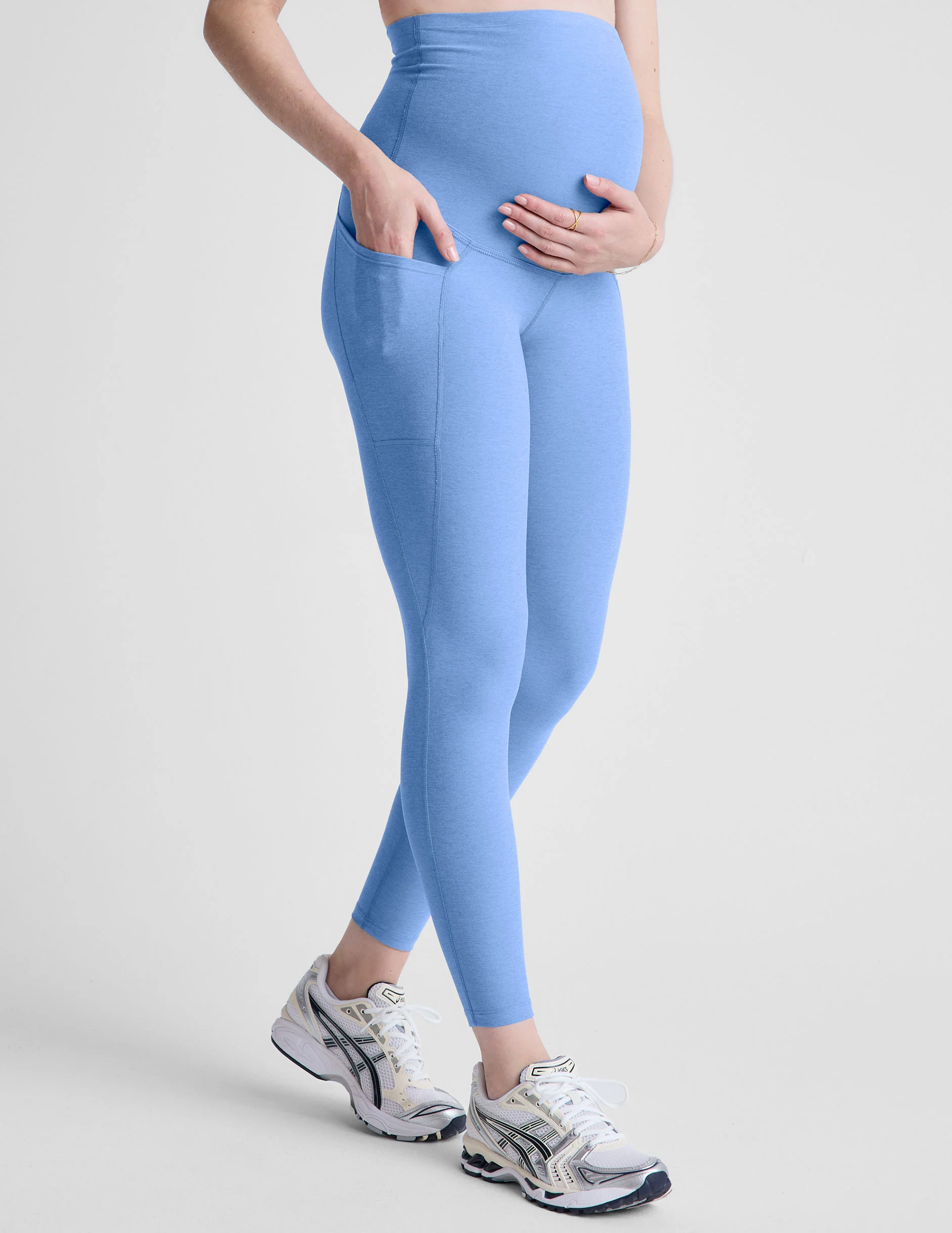 Spacedye™ Love the Bump Maternity Pocket Midi Legging - Image 2