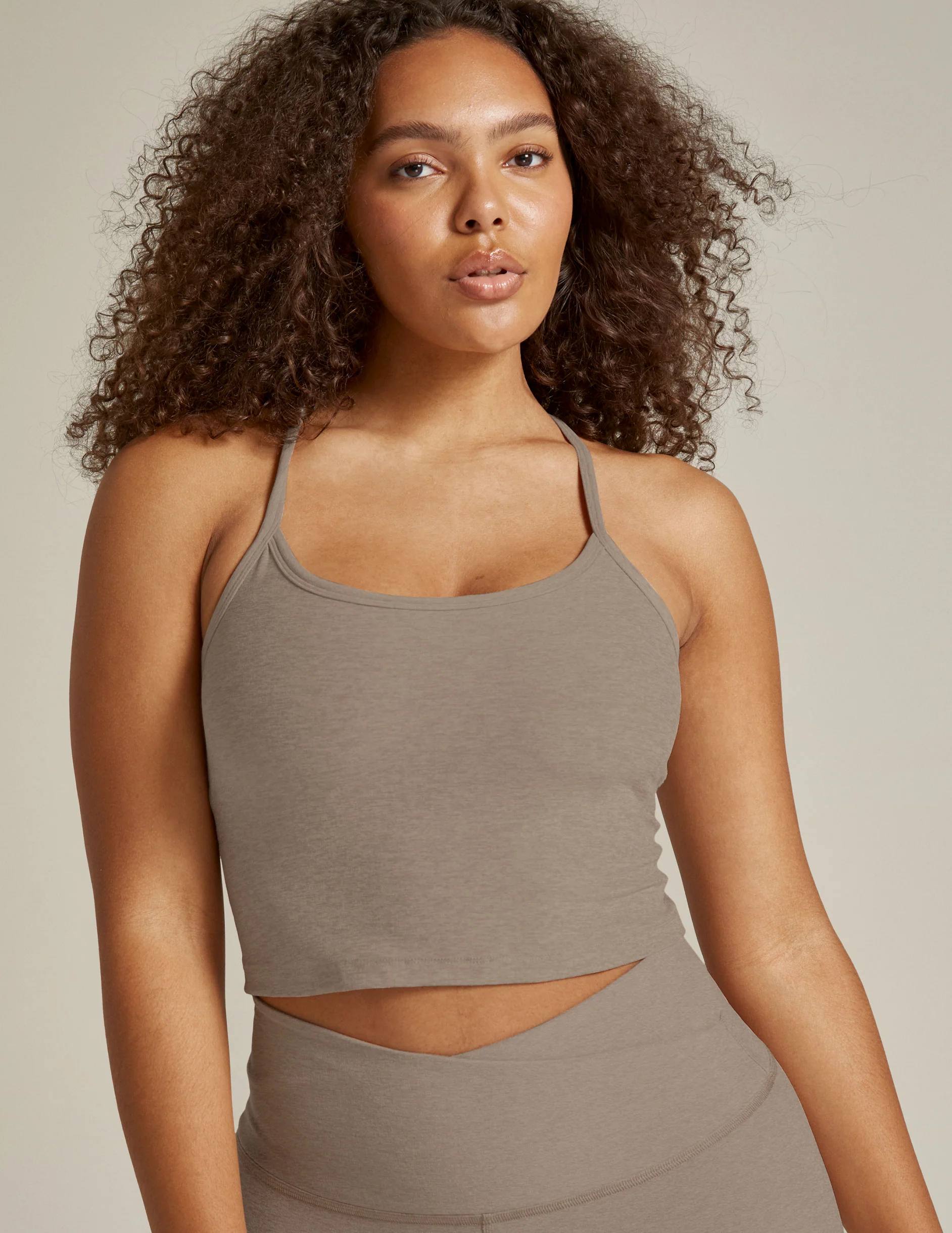 Spacedye™ Slim Racerback Cropped Tank - Image 4