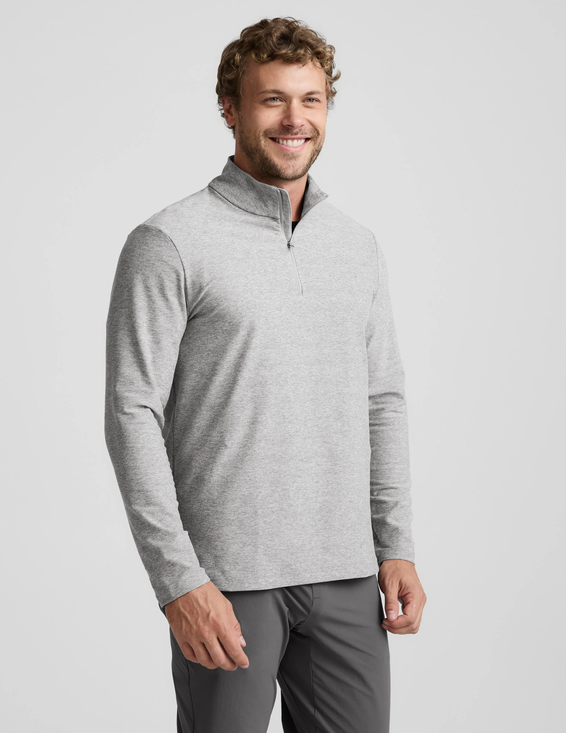 Spacedye™ Terrain Men's Quarter Zip Pullover - Image 2