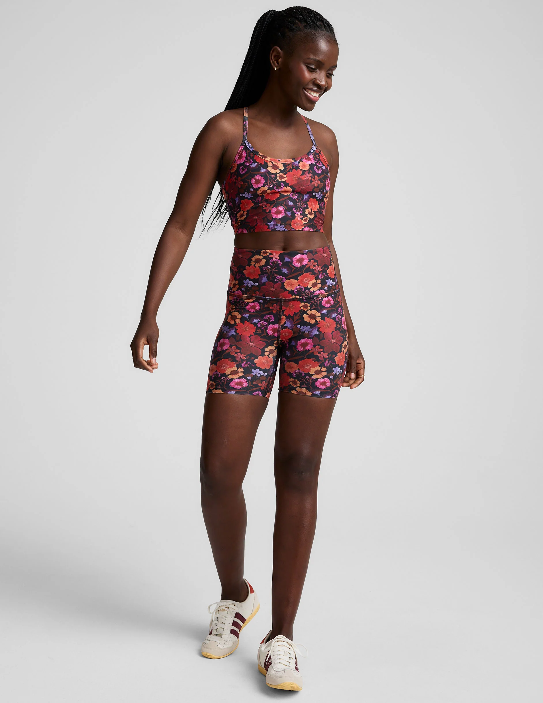 Summer Bouquet SoftMark Keep Pace Biker Short