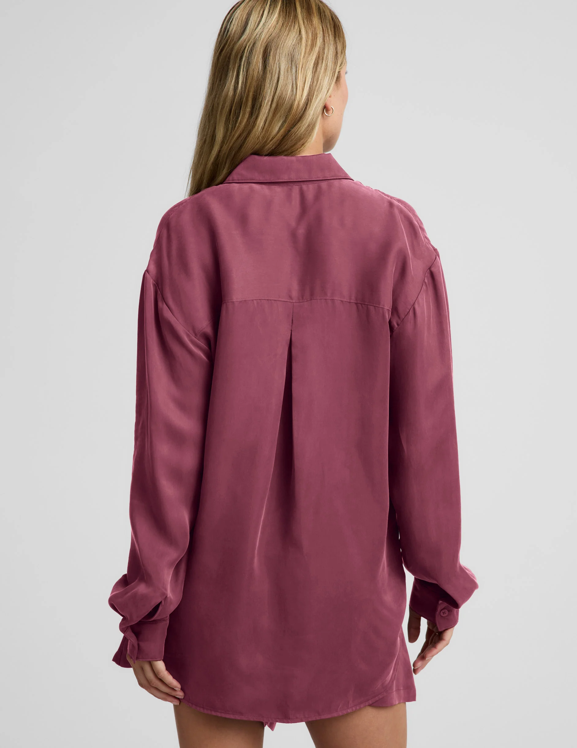Sunkissed Cupro Button Down - Image 4