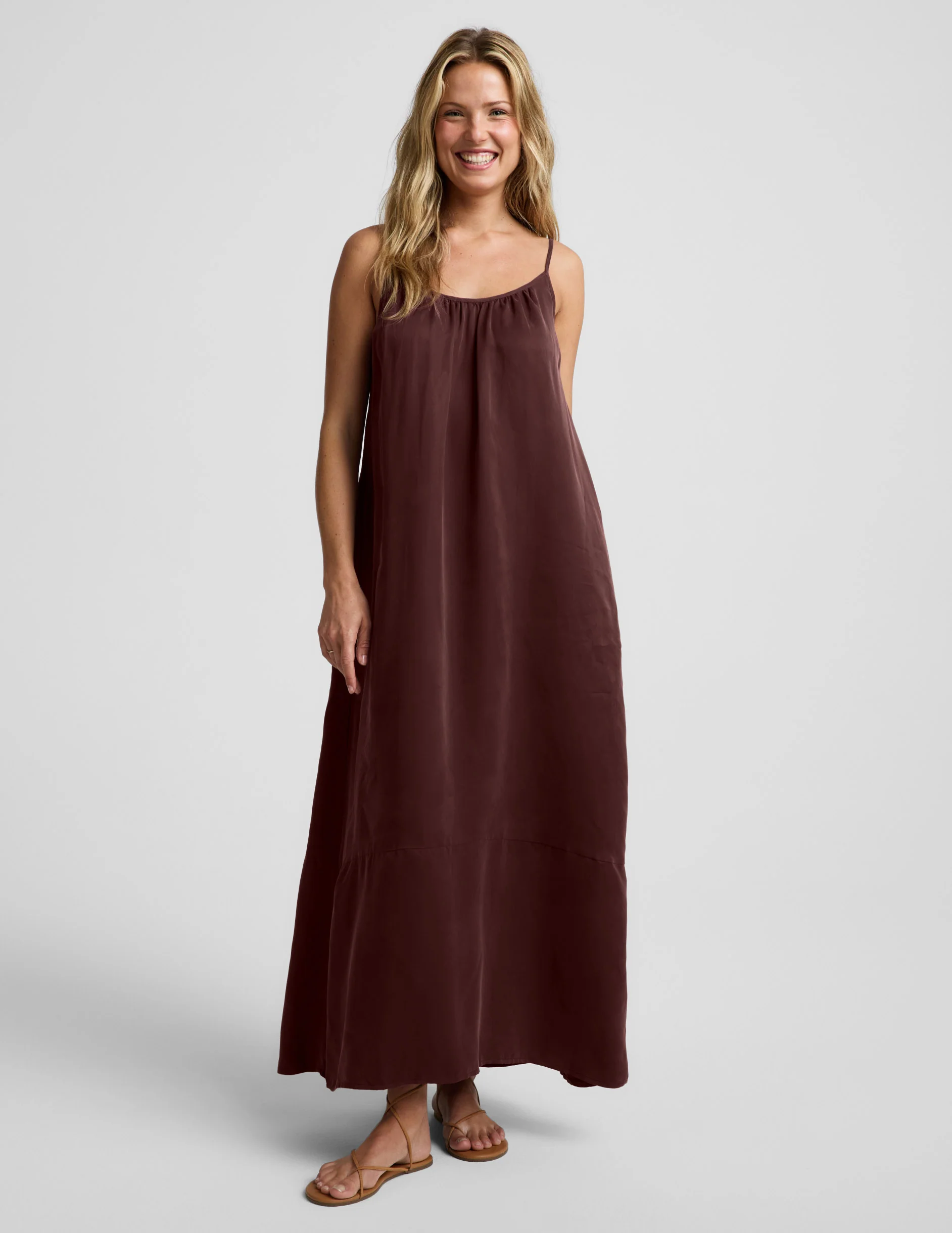 Sunkissed Cupro Maxi Dress - Image 3