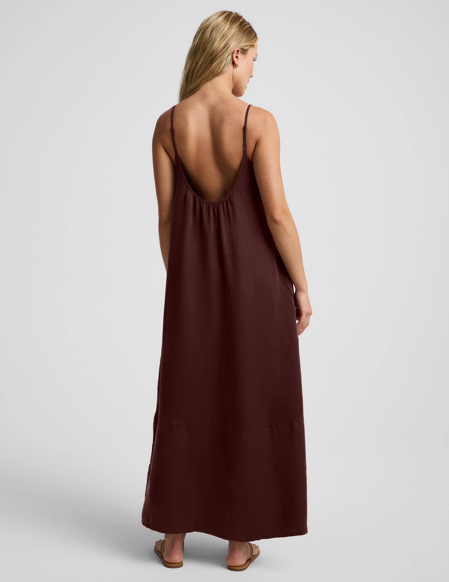 Sunkissed Cupro Maxi Dress - Image 4