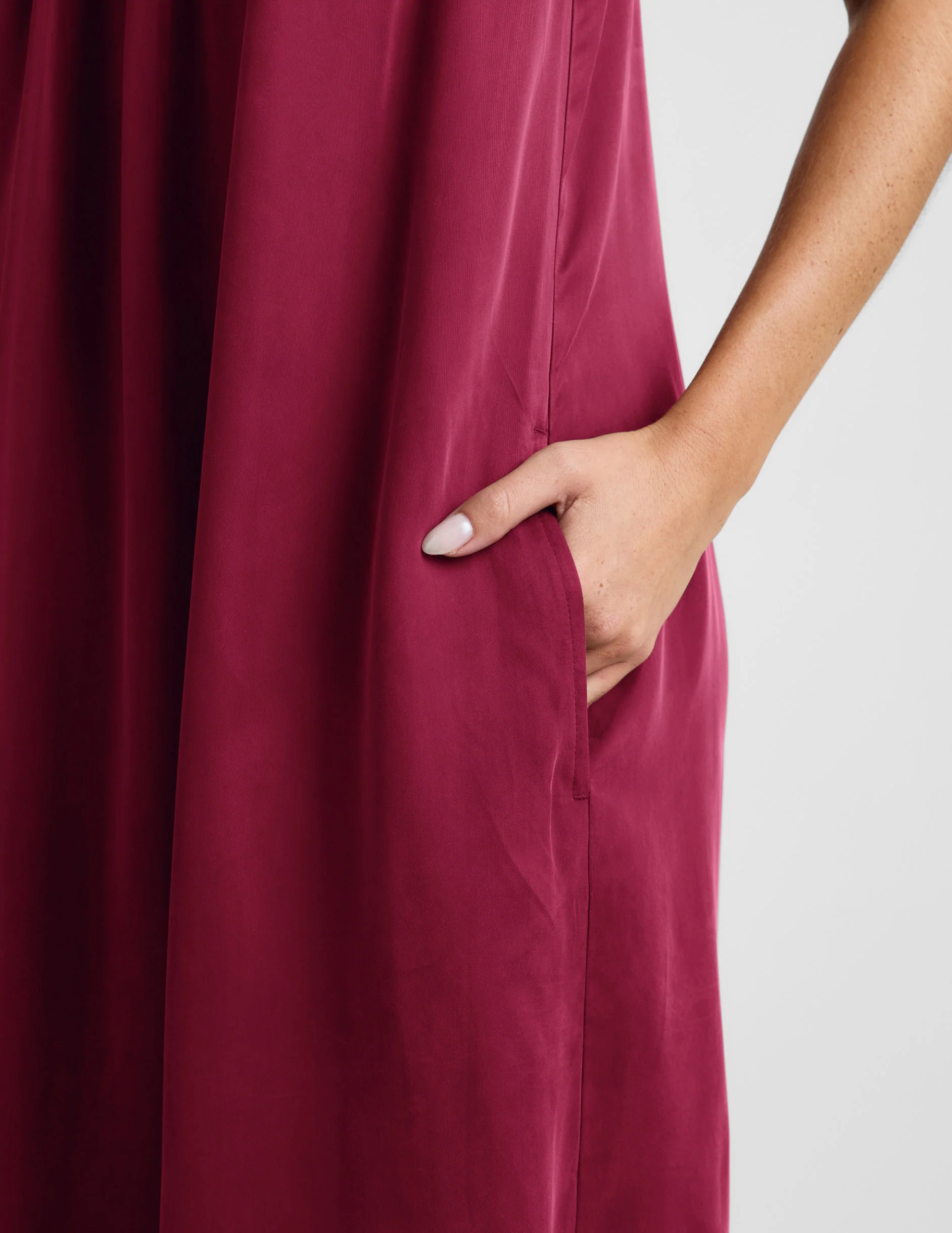 Sunkissed Cupro Maxi Dress - Image 3